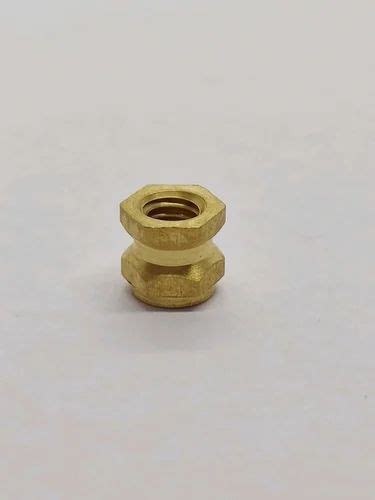 Hexagonal Broaching Brass Nut For Hardware Fitting Inner Diameter 5