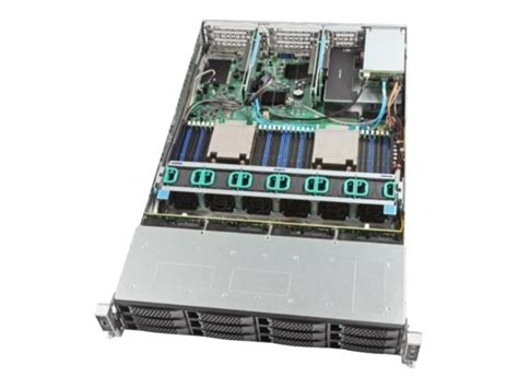 Intel Server System Rack Montage 2U Zweiweg RAM 0 GB SAS Hot Swap 8 9 Cm 2 5 3 5 Kein HDD GigE