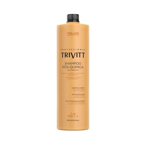 Kit Itallian Hairtech Professional Trivitt Hidratação Intensiva Pós