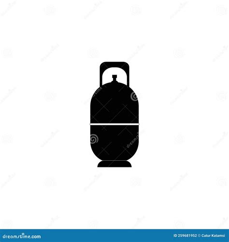Lpg Gas Cylinders Icon Logo Stock Illustration Illustration Of