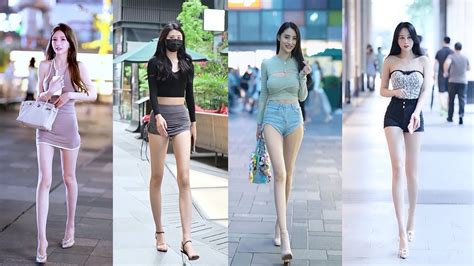 Mejores Street Fashion Tik Tok 2021 Hottest Chinese Girls Street Fashion Style 2021 Ep 94