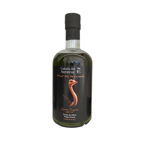 Cañada del Avestruz Cosecha Temprana Picual Botella 500 ml