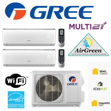 Thermopompe Multizone Gree Multi21 Installation Montréal Laval Longueuil