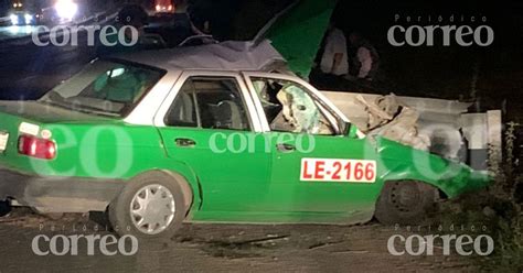 Taxista Se Queda Dormido Al Volante Y Termina Chocando En El Eje