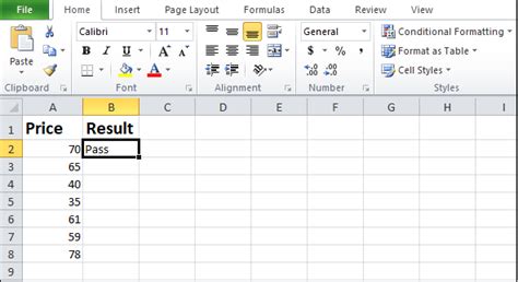 How To Use The If Function In Excel Javatpoint