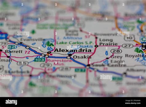 alexandria mn map