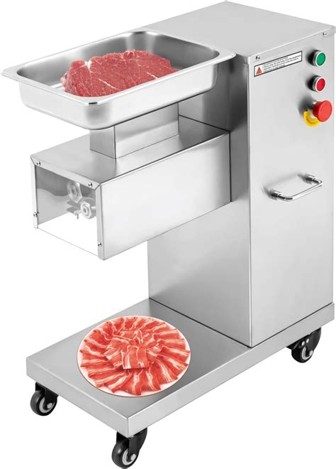 110v Commercial Electric Meat Cutter 1100lbsh Stainless