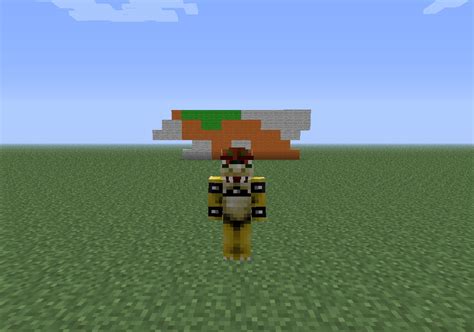 Bowser Pixel Art Minecraft Map