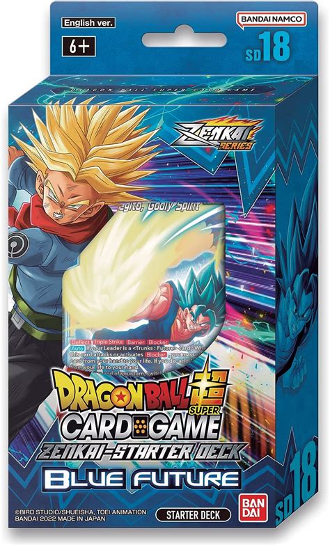 BANDAI Dragon Ball Super CG Zenkai Series Starter Deck SD18 Blue