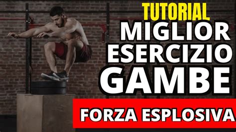 Miglior Esercizio FORZA ESPLOSIVA GAMBE Spiegazione E TUTORIAL YouTube