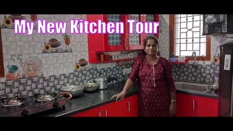 My New Kitchen Tour Kitchen Organization Ideas In Tamil Small