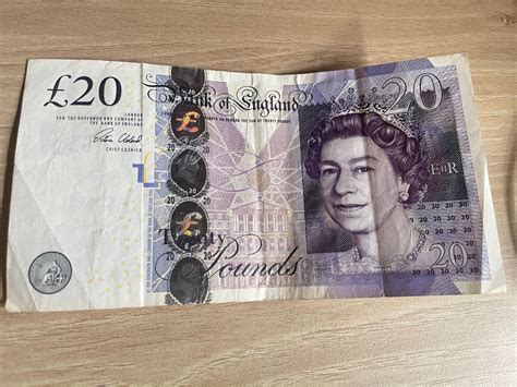 Old 20 UK Pound, Hobbies & Toys, Memorabilia & Collectibles, Currency ...