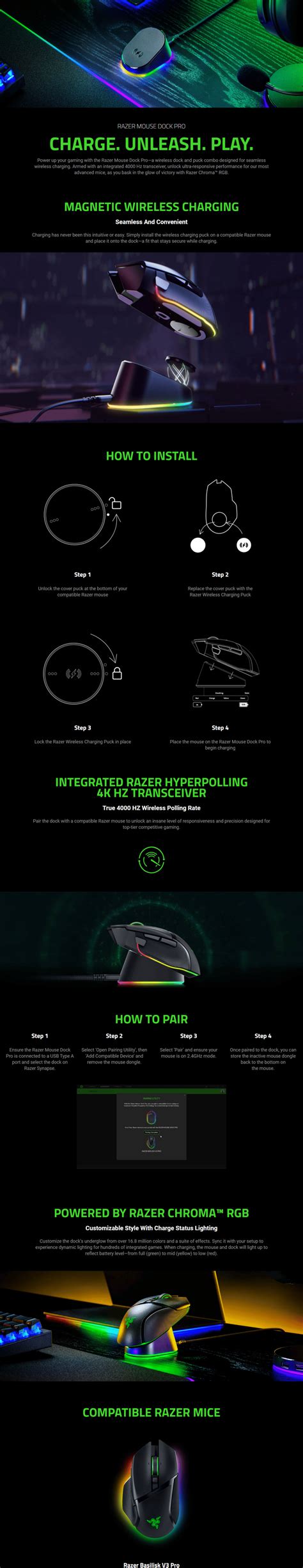 Razer Mouse Dock Pro | Computer Alliance