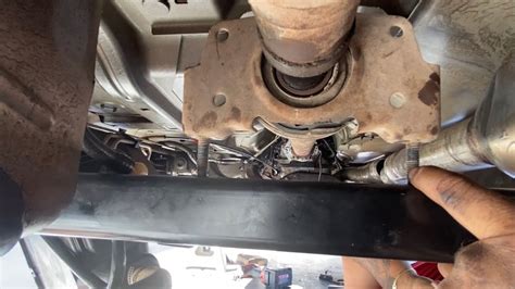 Two Piece Drive Shaft Installation On Carlos Truck YouTube