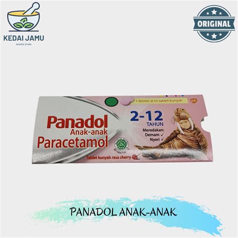 Jual Panadol Tablet 1 Strip Isi 10 Kaplet ALL VARIAN Merah Biru Hijau