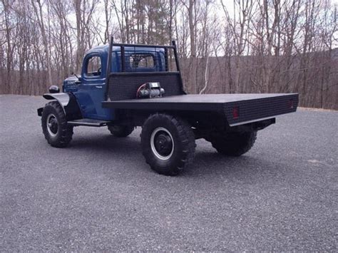 1950 Dodge Power Wagon Winch Truck Original Wflatbed For Sale