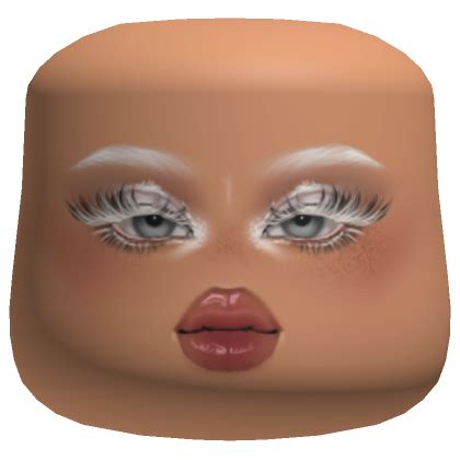 Cold Frosty Glam Cheeks Head Nougat Skin Tone Roblox Item Rolimon S