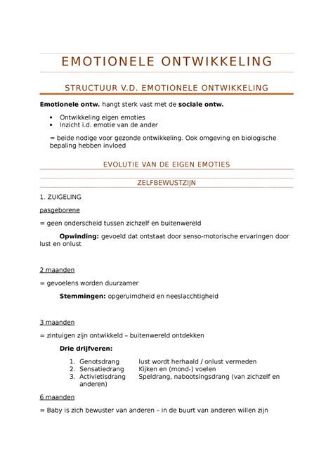 Samenvatting Ontwikkelingspsychologie Cursus Kdg Studocu