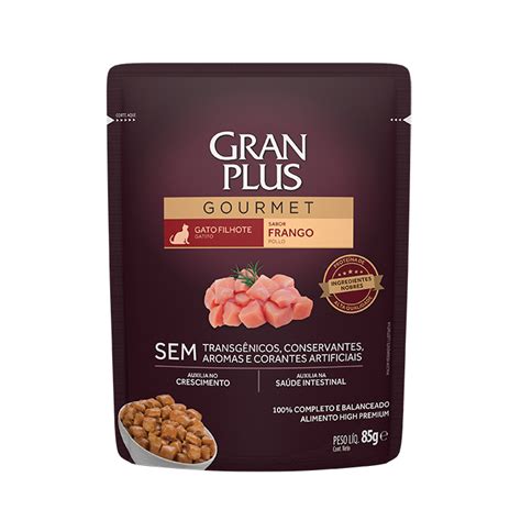 Gourmet Sach Gato Filhote Frango Granplus