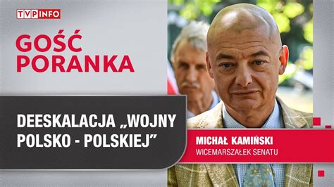 Kamiński trzeba doprowadzić do deeskalacji wojny polsko polskiej