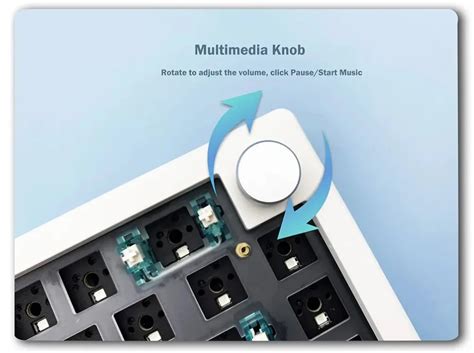 Hot Swappable Mechanical Keyboard Gasket G RGB Backlit
