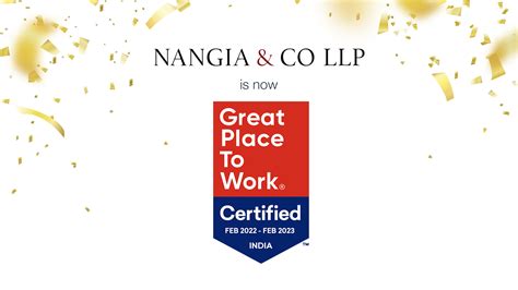 Great Place To Work Certification Badge Nangia Co Llp