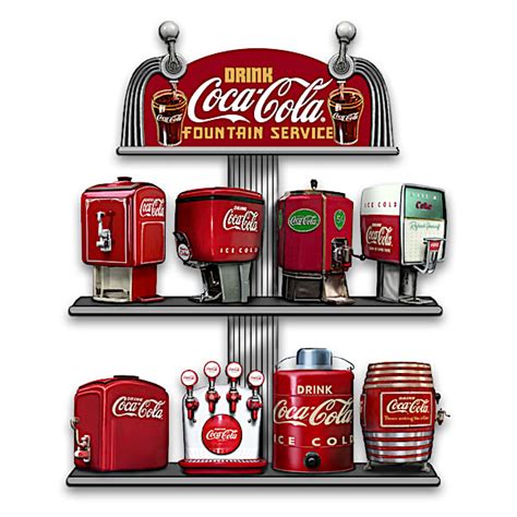 COCA COLA Classic Soda Fountain Sculptures And Display