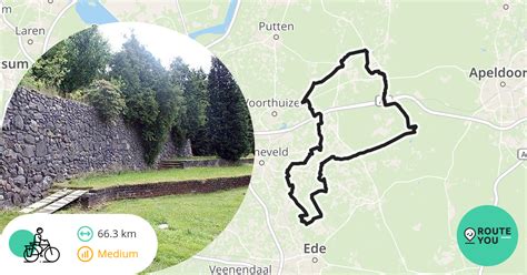 Lunteren De Veluwe Boven 66km Recreatieve Fietsroute RouteYou