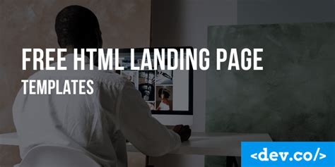 Top 14 Websites for Free HTML Landing Page Templates - DEV