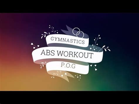 GYMNASTICS ABS WORKOUT - YouTube