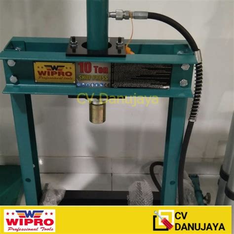 Jual Alat Mesin Press Tekanan Hidraulik Hydraulic Press 10 Ton Wipro