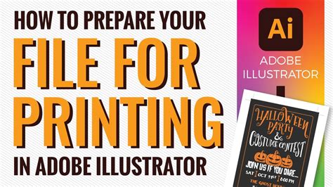 How To Prepare An Illustrator File For Printing And Save Or Export As