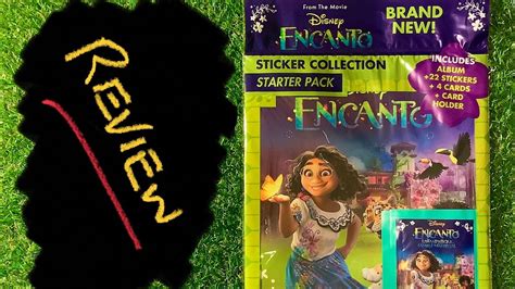 Panini Disney Encanto Sticker Collection Starter Pack Review YouTube