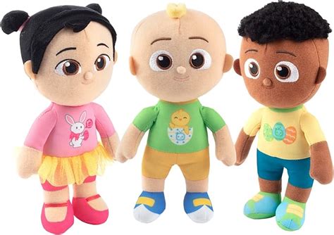 Cocomelon 8 Plush 3pack Jj Cody And Cece Dolls