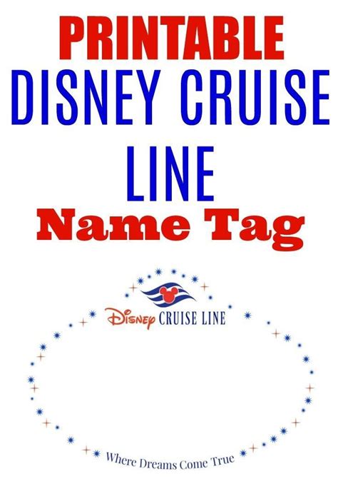 Template Free Disney Cruise Door Printables