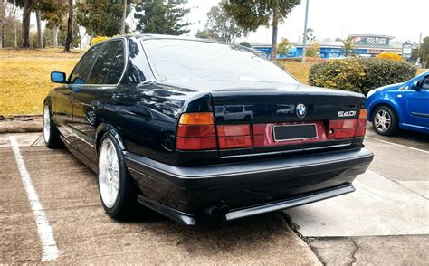 Bmw E34 Rear Lip Mtechnic Spoiler Bumper Sedan Touring Splitter Abs Plastic