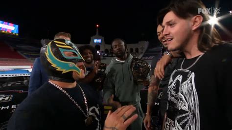 Dominik Confronts Rey Mysterio At Nascar Event WWE SmackDown February