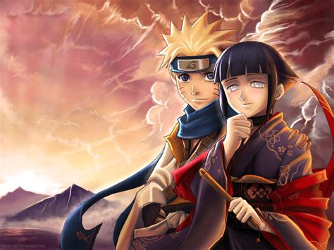 Naruto and Hinata | naruto black wallpaper