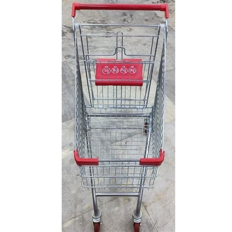 Stainless Steel Shopping Trolley Basket Capacity L At Rs