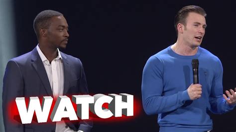 Captain America Civil War Chris Evans Anthony Mackie At D23 Expo