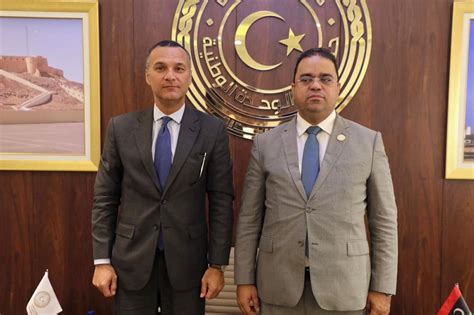 Libyan News Agency Al Abed Discusses With The Charg D Affairs Of The