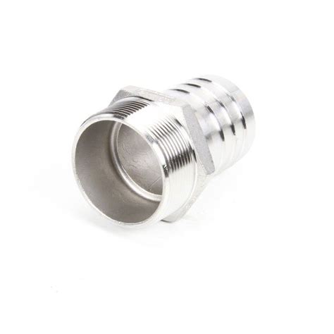 Hypro 2 316 Stainless Steel Male Npt X 2 Hose Barb Fitting