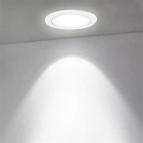 Spot Led Encastrable Ultra Plat Aufun Lot De 20 Blanc Chaud 5w Intérieur Cdiscount