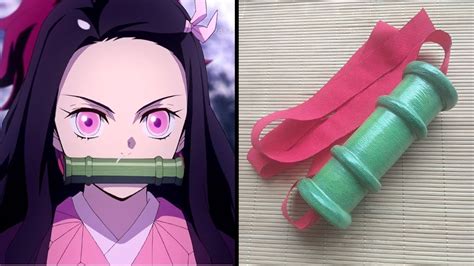 Making Nezukos Bamboo Muzzle Demon Slayer Cosplay Prop Tutorial