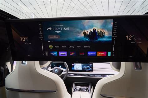 313 Inch Theatre Screen Inside Bmw I7 Detailed In New Images