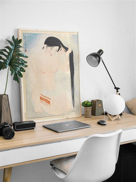 Vintage Japanese Nude Illustration Art Print Japanese Decor Etsy