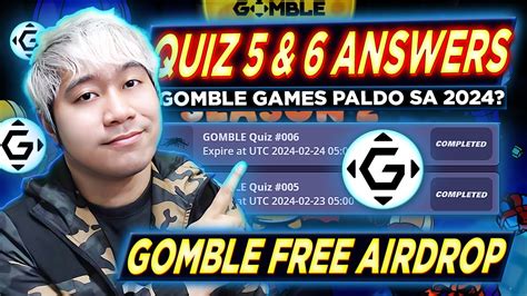 Quiz And Answers Gomble Games Free Airdrop Season Ep How