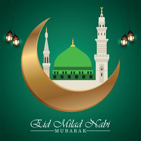 Eid Milad 12 Rabi Ul Awwal Mawlid E Nabi 18872755 Vector Art At Vecteezy