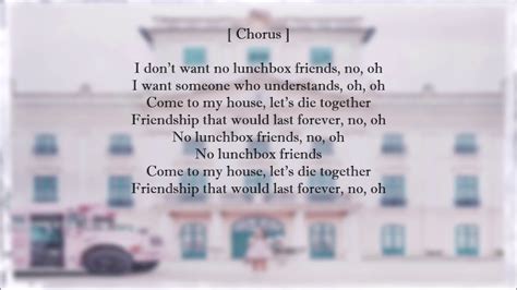 Melanie Martinez Lunchbox Friends Lyrics Youtube