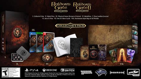 Baldur S Gate Enhanced Edition Collector S Pack Nintendo Switch